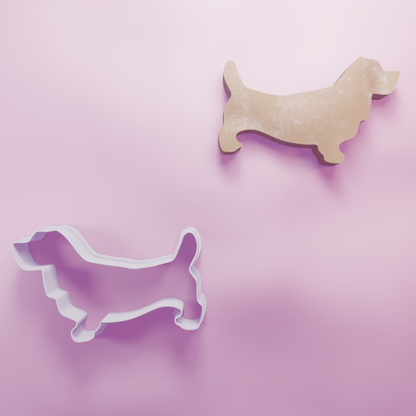 Basset Hound Cookie Cutter Biscuit dough baking sugar cookie gingerbread