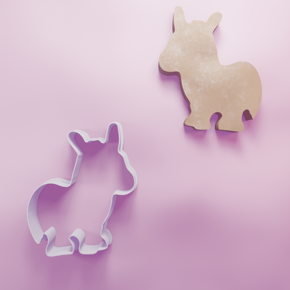 Cute Donkey Cookie Cutter Biscuit dough baking sugar cookie gingerbread