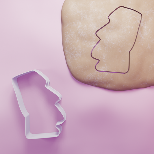 Easter Island Cookie Cutter Biscuit dough baking sugar cookie gingerbread