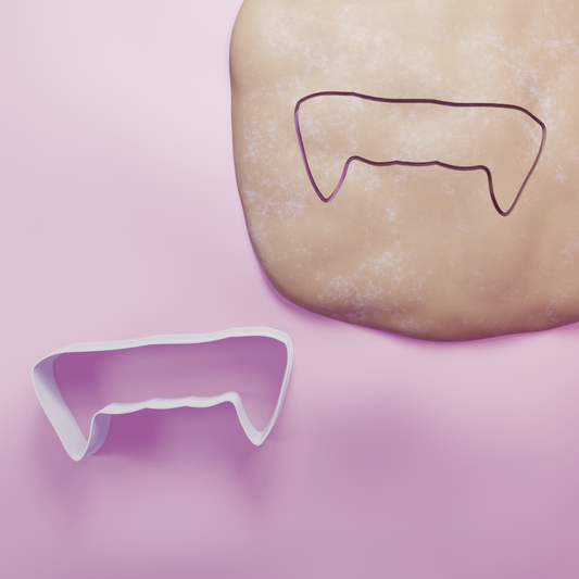 Fangs Cookie Cutter Biscuit dough baking sugar cookie gingerbread