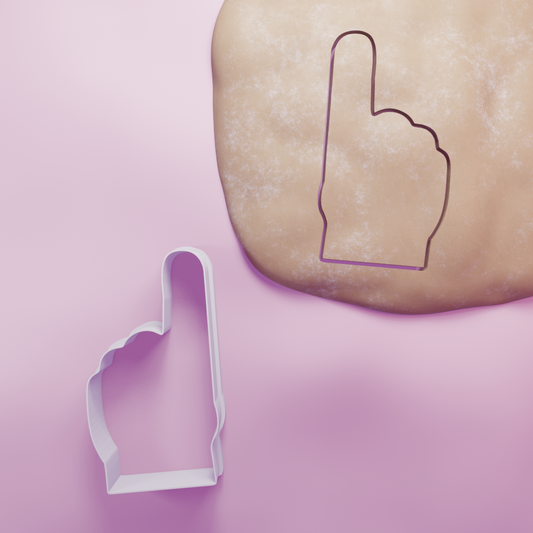 Foam Finger Cookie Cutter Biscuit dough baking sugar cookie gingerbread