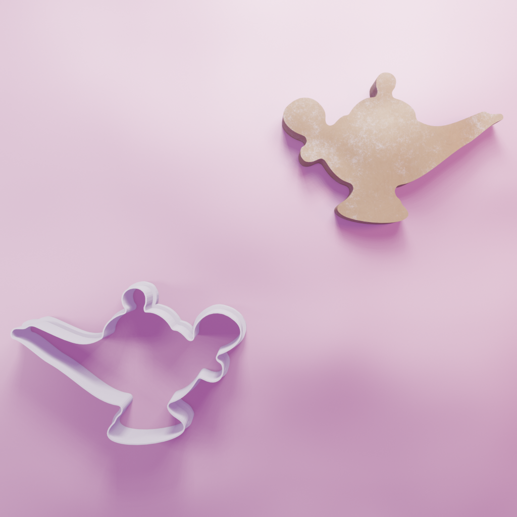 Genie Lamp Cookie Cutter Biscuit dough baking sugar cookie gingerbread