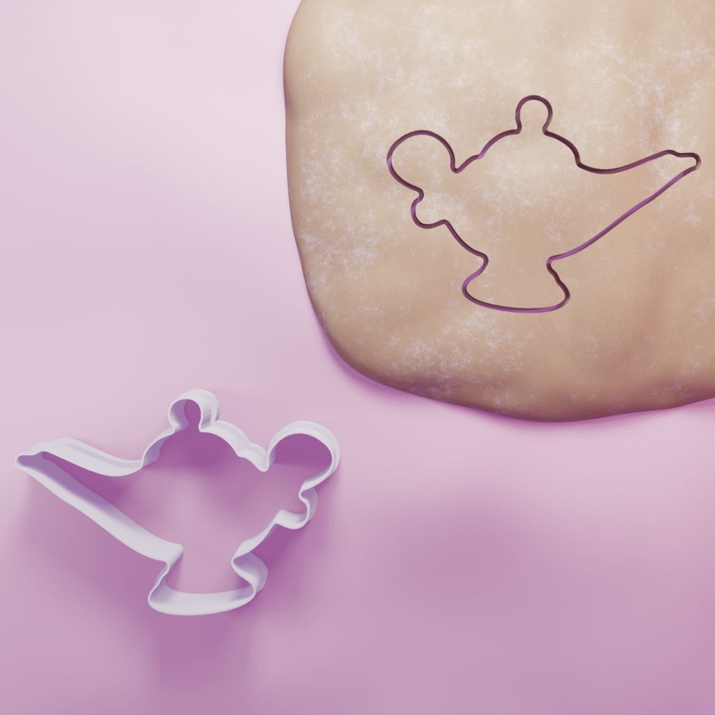 Genie Lamp Cookie Cutter Biscuit dough baking sugar cookie gingerbread