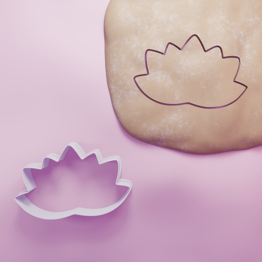 Lotus Flower Cookie Cutter Biscuit dough baking sugar cookie gingerbread