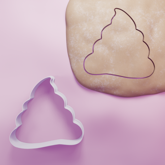 Poo Cookie Cutter Biscuit dough baking sugar cookie gingerbread