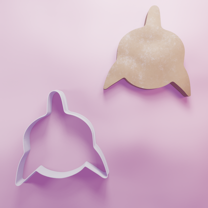 Shark Front on Cookie Cutter Biscuit dough baking sugar cookie gingerbread