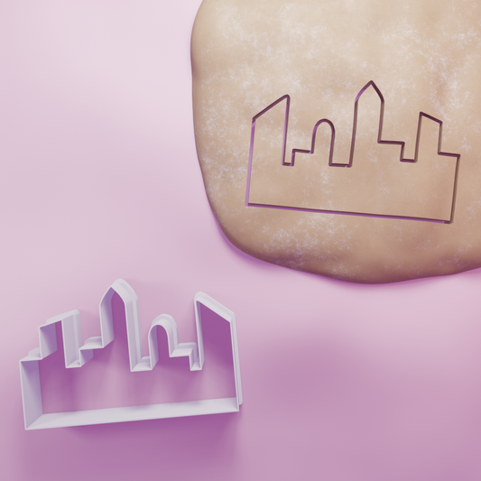 Skyline Cookie Cutter Biscuit dough baking sugar cookie gingerbread