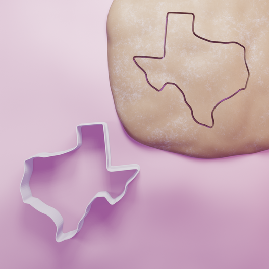 Texas Cookie Cutter Biscuit dough baking sugar cookie gingerbread