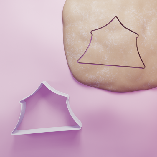 Tent Cookie Cutter Biscuit dough baking sugar cookie gingerbread